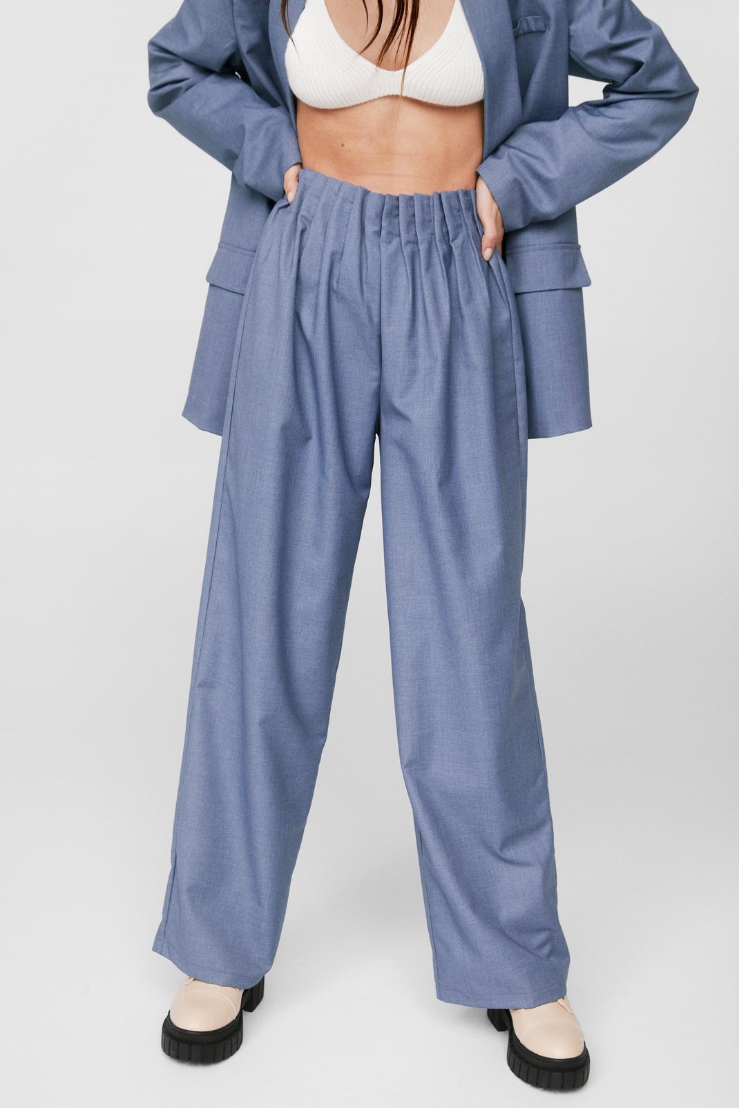 tailored wide leg pants